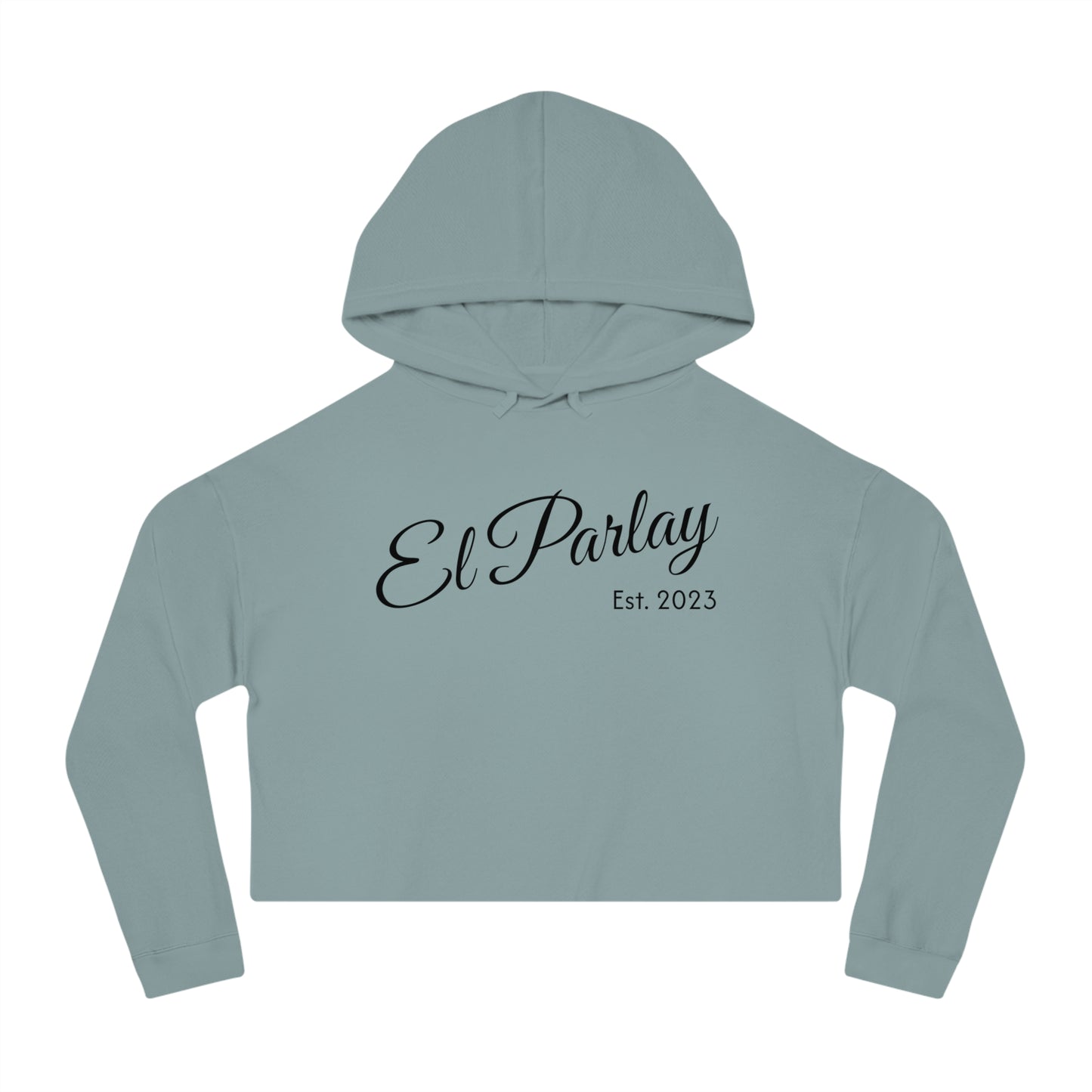 El Parlay Women’s Cropped Hooded Sweatshirt - Stylish & Cozy for Everyday Wear