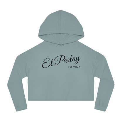 El Parlay Women’s Cropped Hooded Sweatshirt - Stylish & Cozy for Everyday Wear