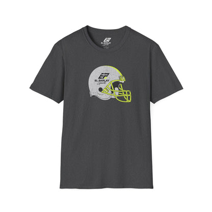 Unisex Softstyle T-Shirt with Football Helmet Design