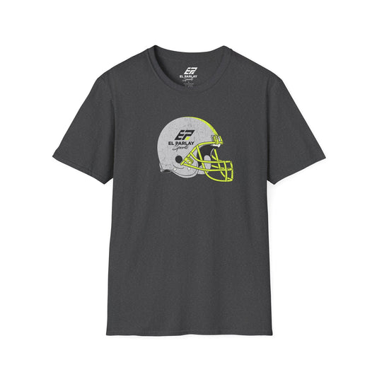 Unisex Softstyle T-Shirt with Football Helmet Design