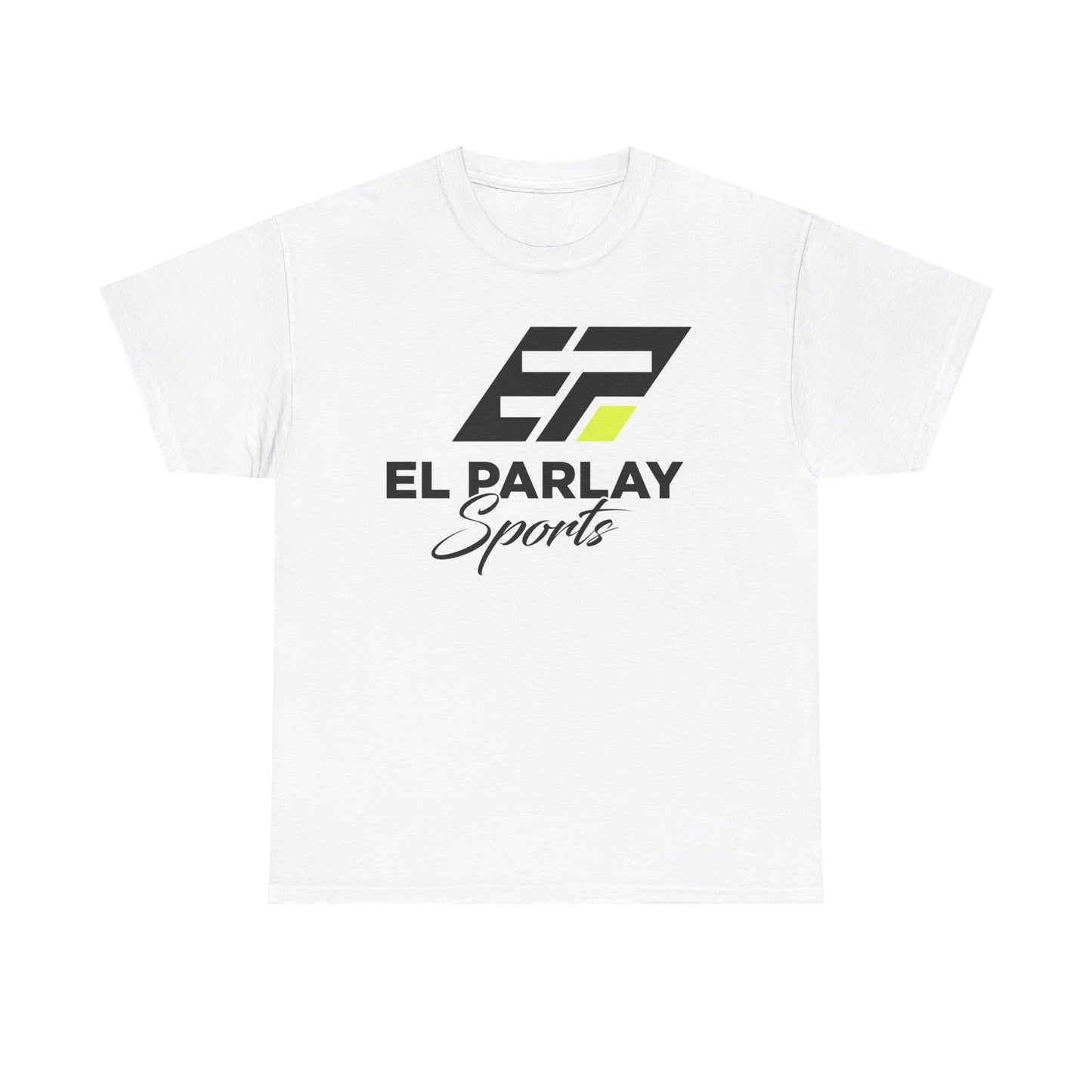 Unisex Heavy Cotton Tee with ELPARLAY.COM Logo