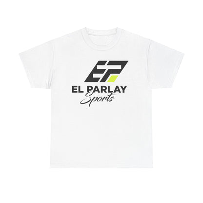 Unisex Heavy Cotton Tee with ELPARLAY.COM Logo
