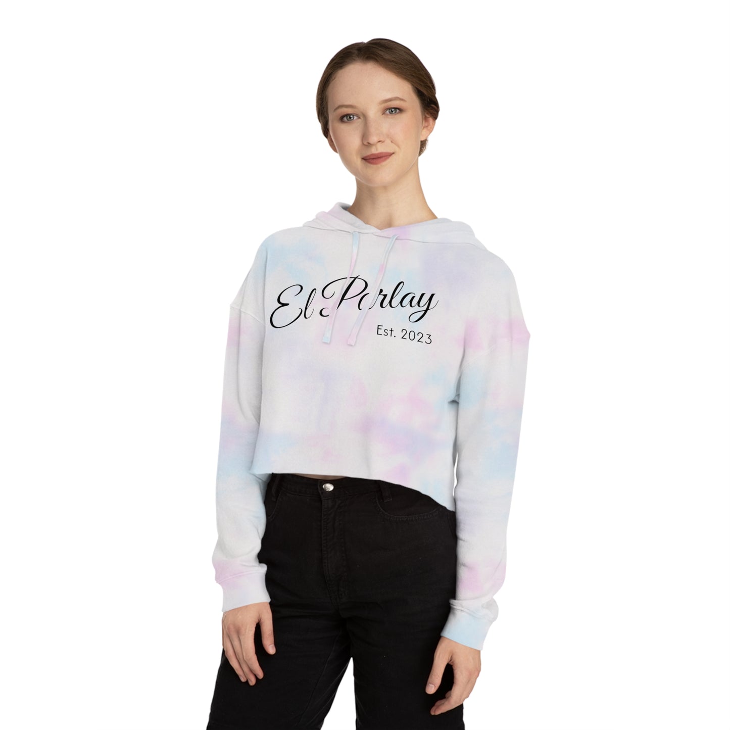 El Parlay Women’s Cropped Hooded Sweatshirt - Stylish & Cozy for Everyday Wear