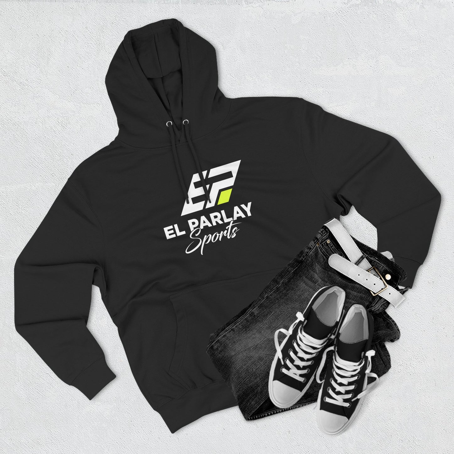 Comfortable Fleece Hoodie with ELPARLAY.COM Design