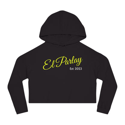 El Parlay Women’s Cropped Hooded Sweatshirt - Stylish & Cozy for Everyday Wear