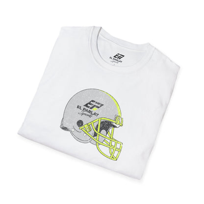 Unisex Softstyle T-Shirt with Football Helmet Design