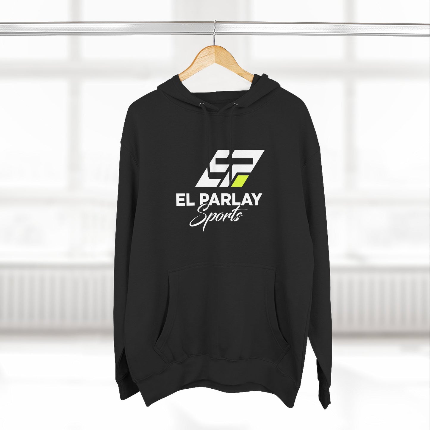 Comfortable Fleece Hoodie with ELPARLAY.COM Design