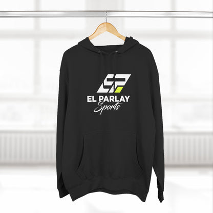 Comfortable Fleece Hoodie with ELPARLAY.COM Design