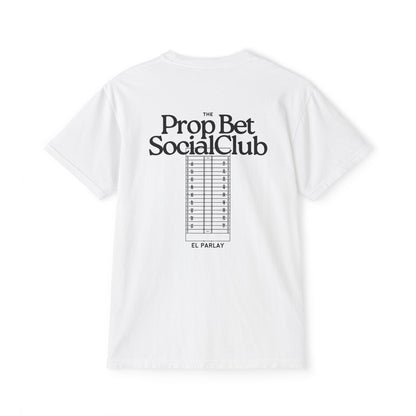 Prop Bet Social Club Unisex Pocket T-Shirt - Trendy Casual Wear for Sports Lovers