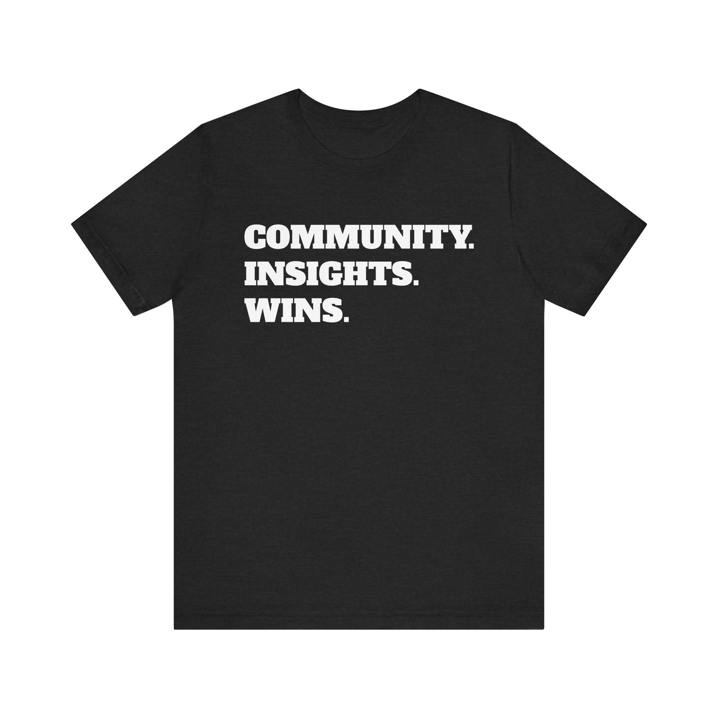 Motivational Unisex Jersey Tee - Connect. Win. Repeat.