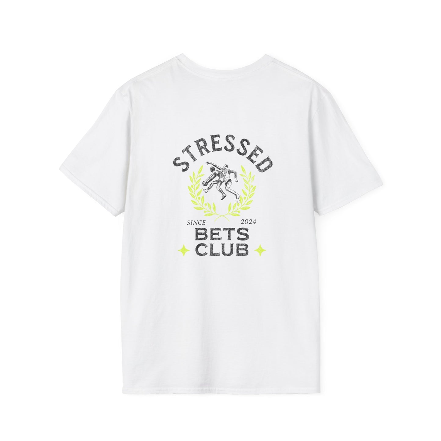 Unisex Softstyle T-Shirt - Stressed Bets Club Design
