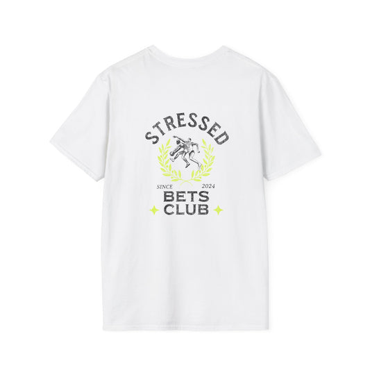 Unisex Softstyle T-Shirt - Stressed Bets Club Design