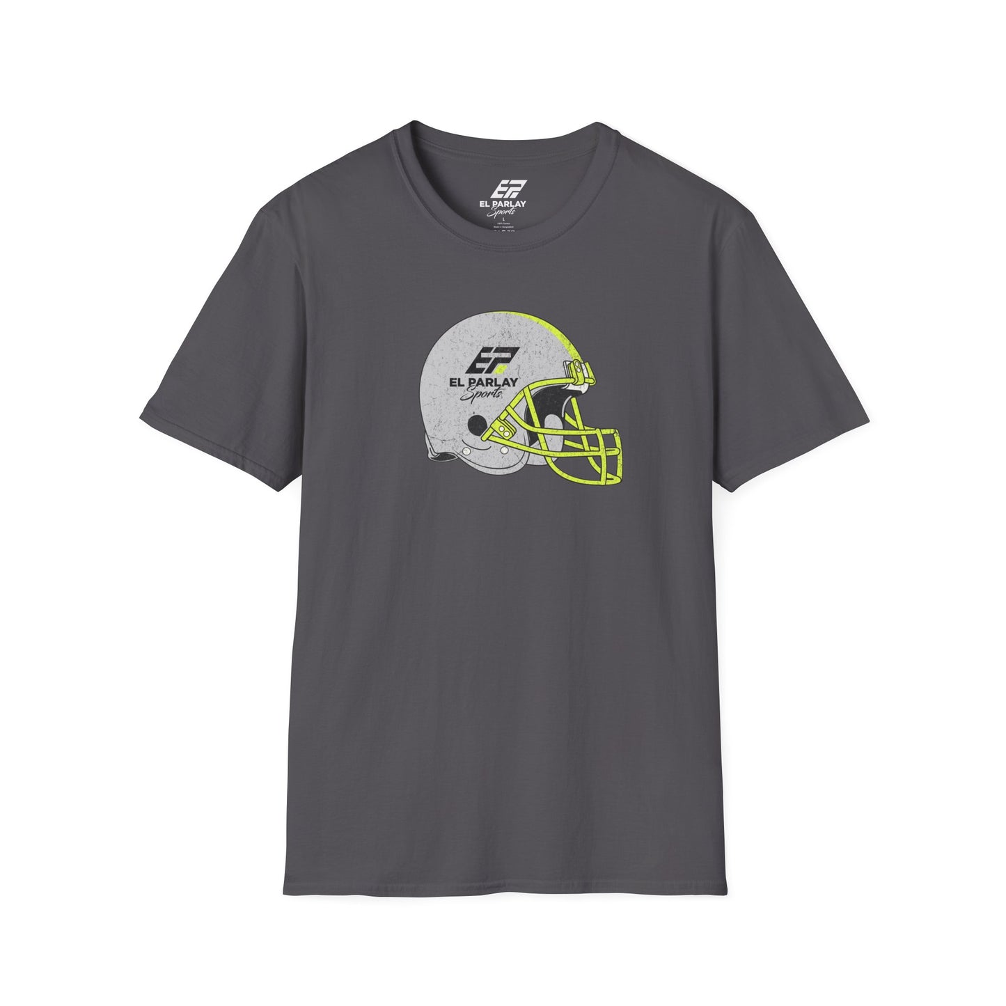 Unisex Softstyle T-Shirt with Football Helmet Design