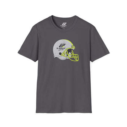 Unisex Softstyle T-Shirt with Football Helmet Design