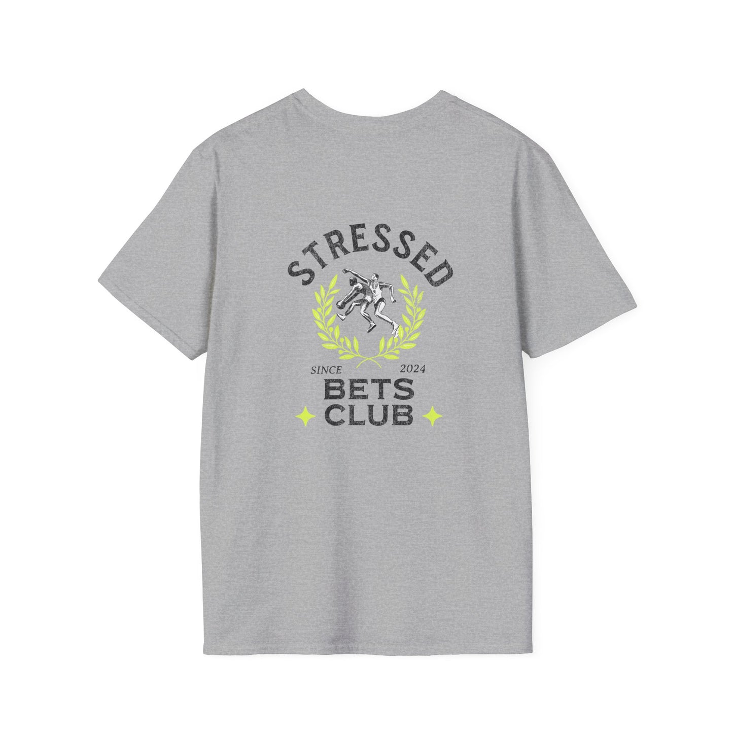 Unisex Softstyle T-Shirt - Stressed Bets Club Design
