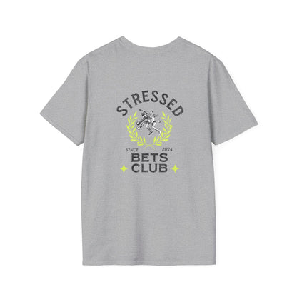 Unisex Softstyle T-Shirt - Stressed Bets Club Design
