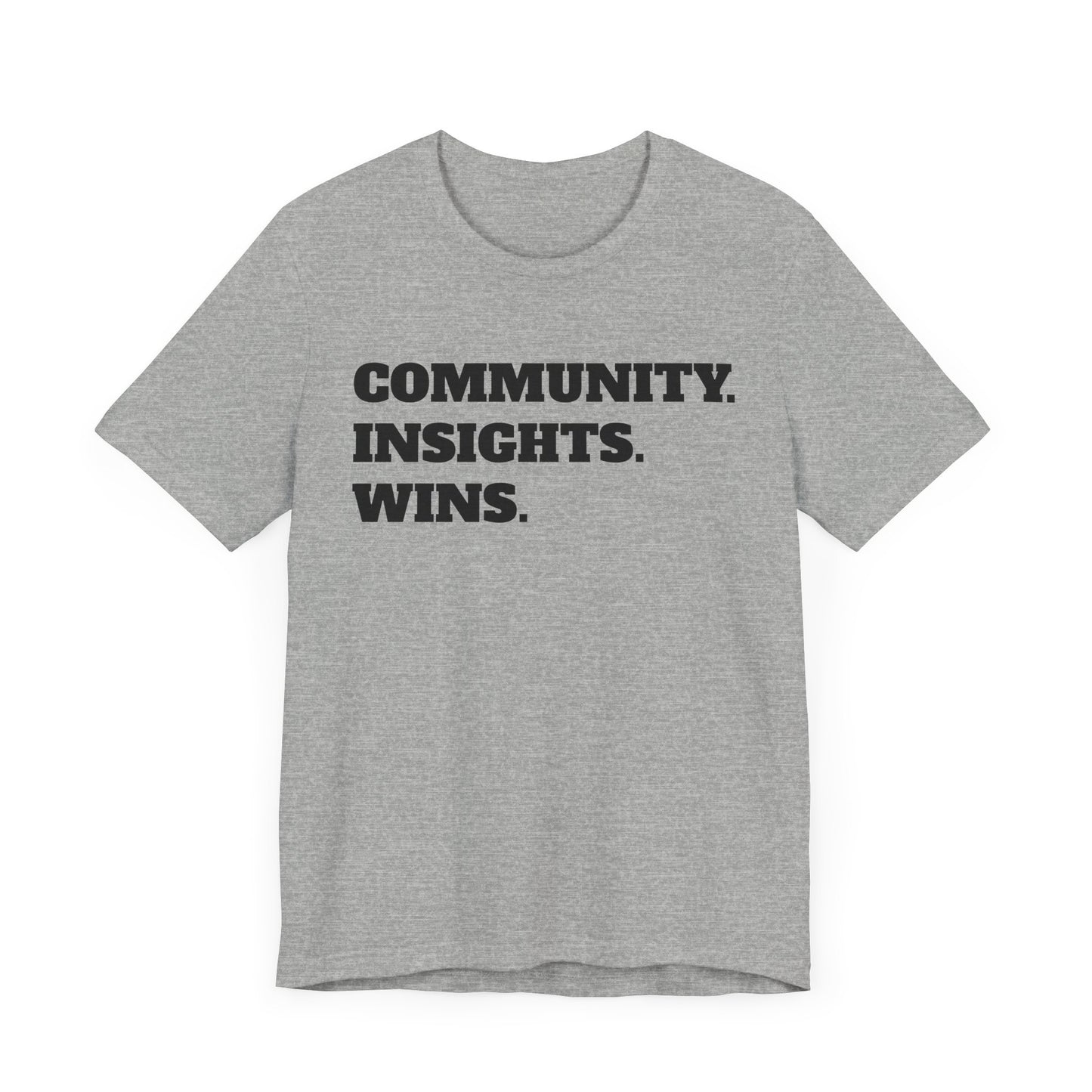 Motivational Unisex Jersey Tee - Connect. Win. Repeat.