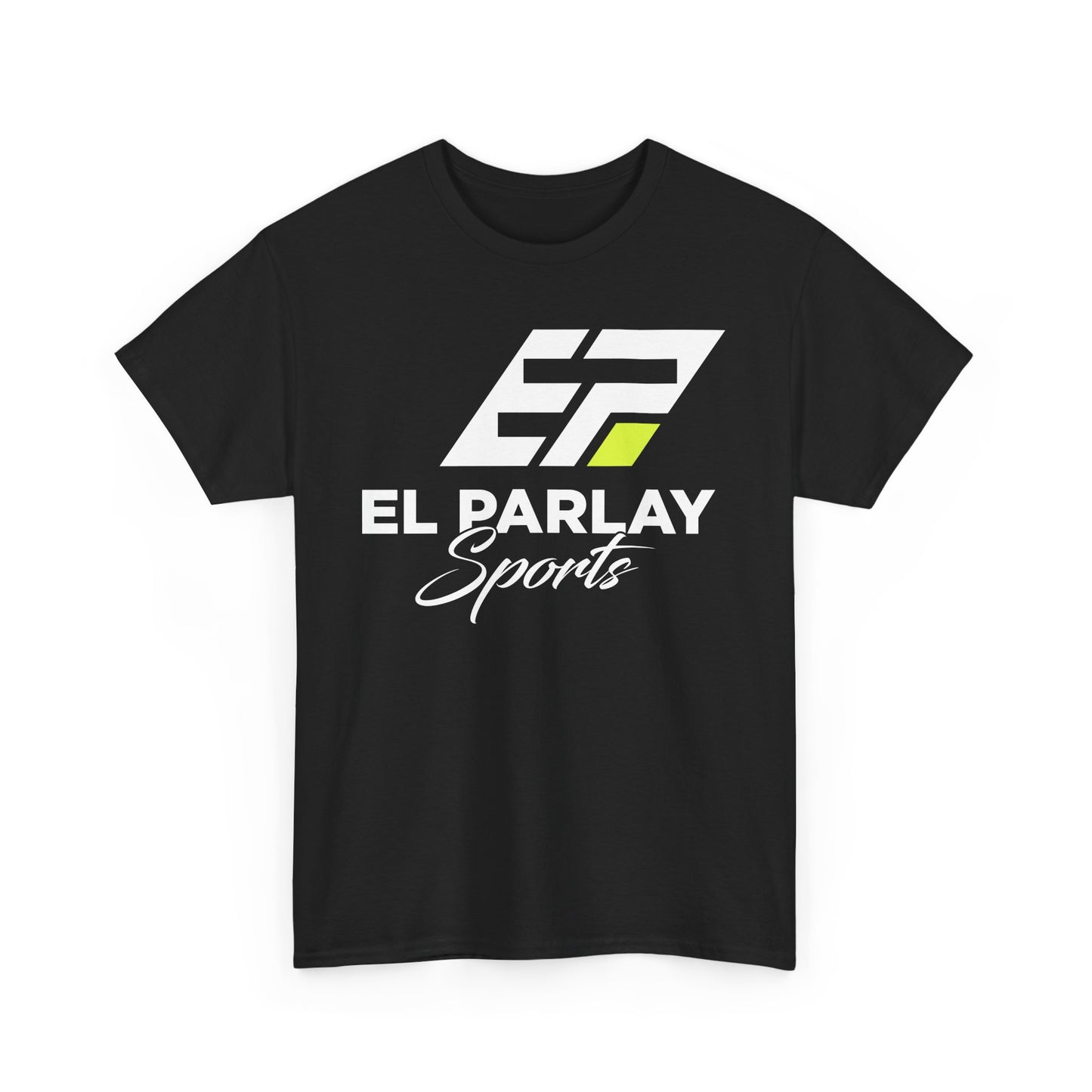 Unisex Heavy Cotton Tee with ELPARLAY.COM Logo