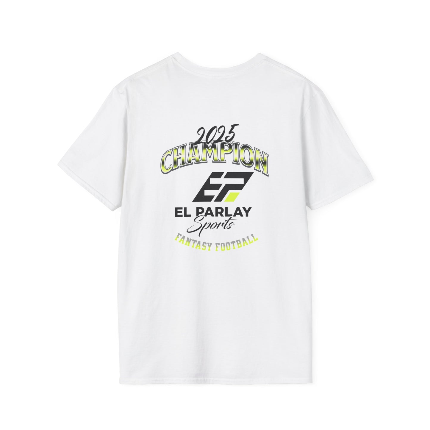 Champion 2025 T-Shirt – El Parlay Sports Fantasy Football Tee