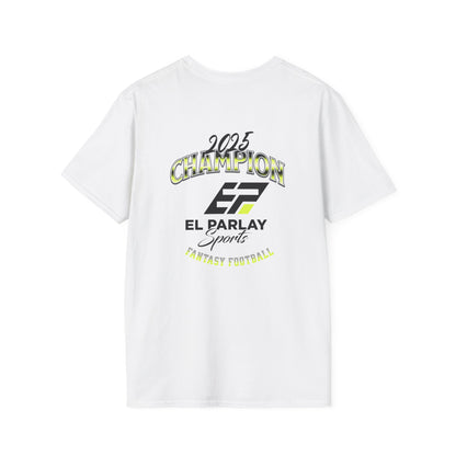 Champion 2025 T-Shirt – El Parlay Sports Fantasy Football Tee