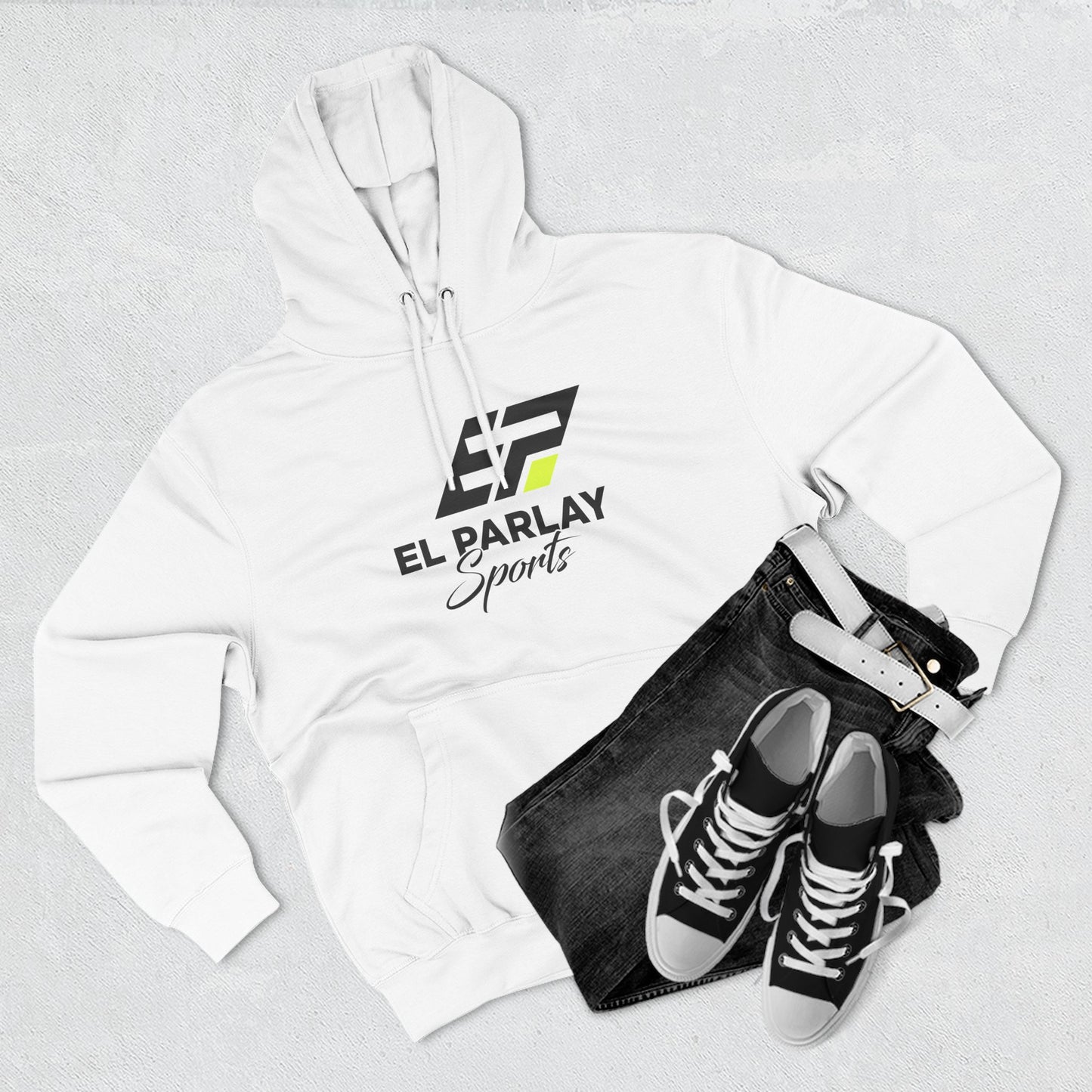 Comfortable Fleece Hoodie with ELPARLAY.COM Design