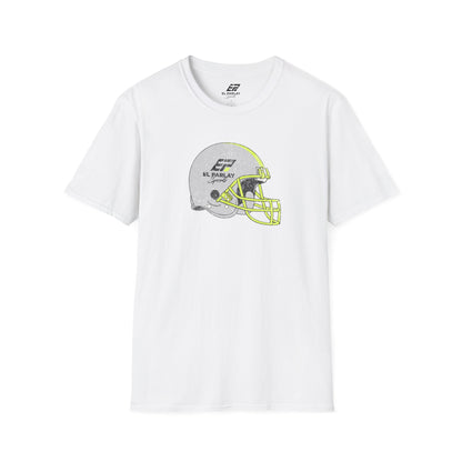 Unisex Softstyle T-Shirt with Football Helmet Design
