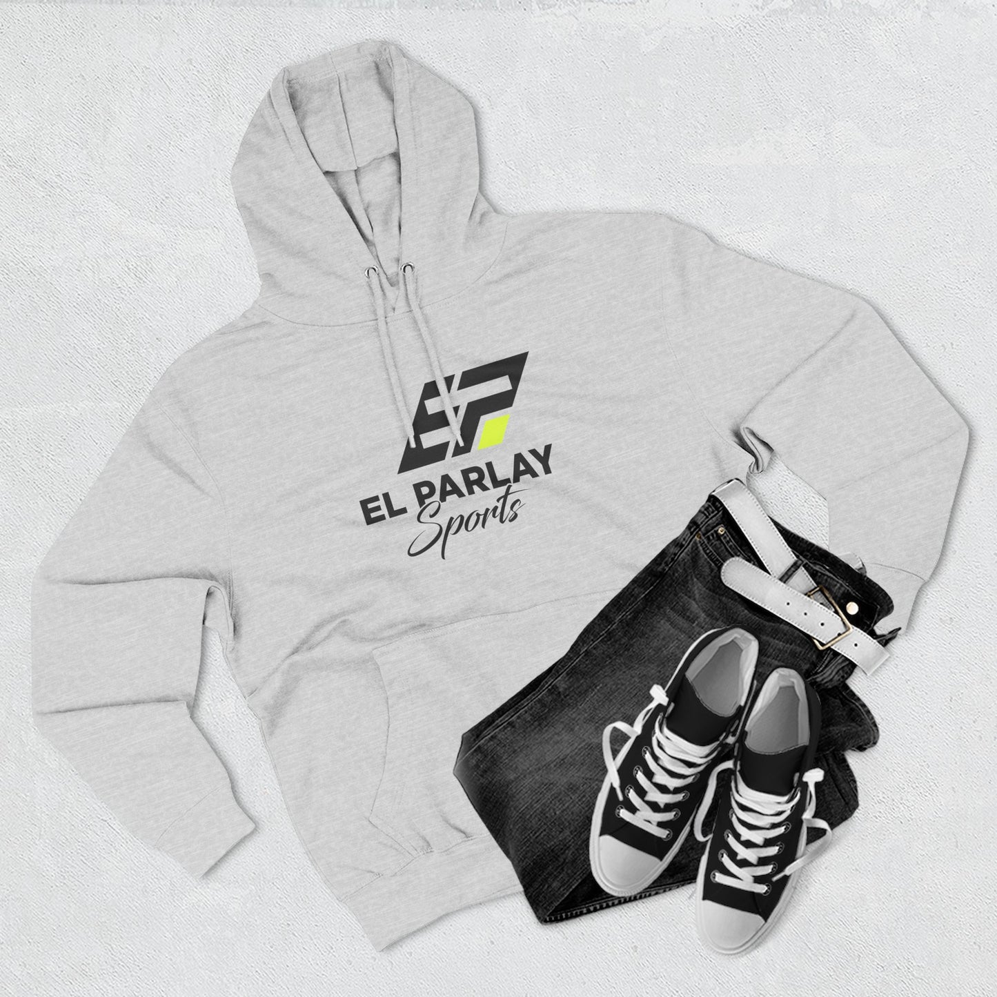 Comfortable Fleece Hoodie with ELPARLAY.COM Design