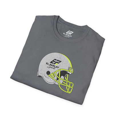 Unisex Softstyle T-Shirt with Football Helmet Design