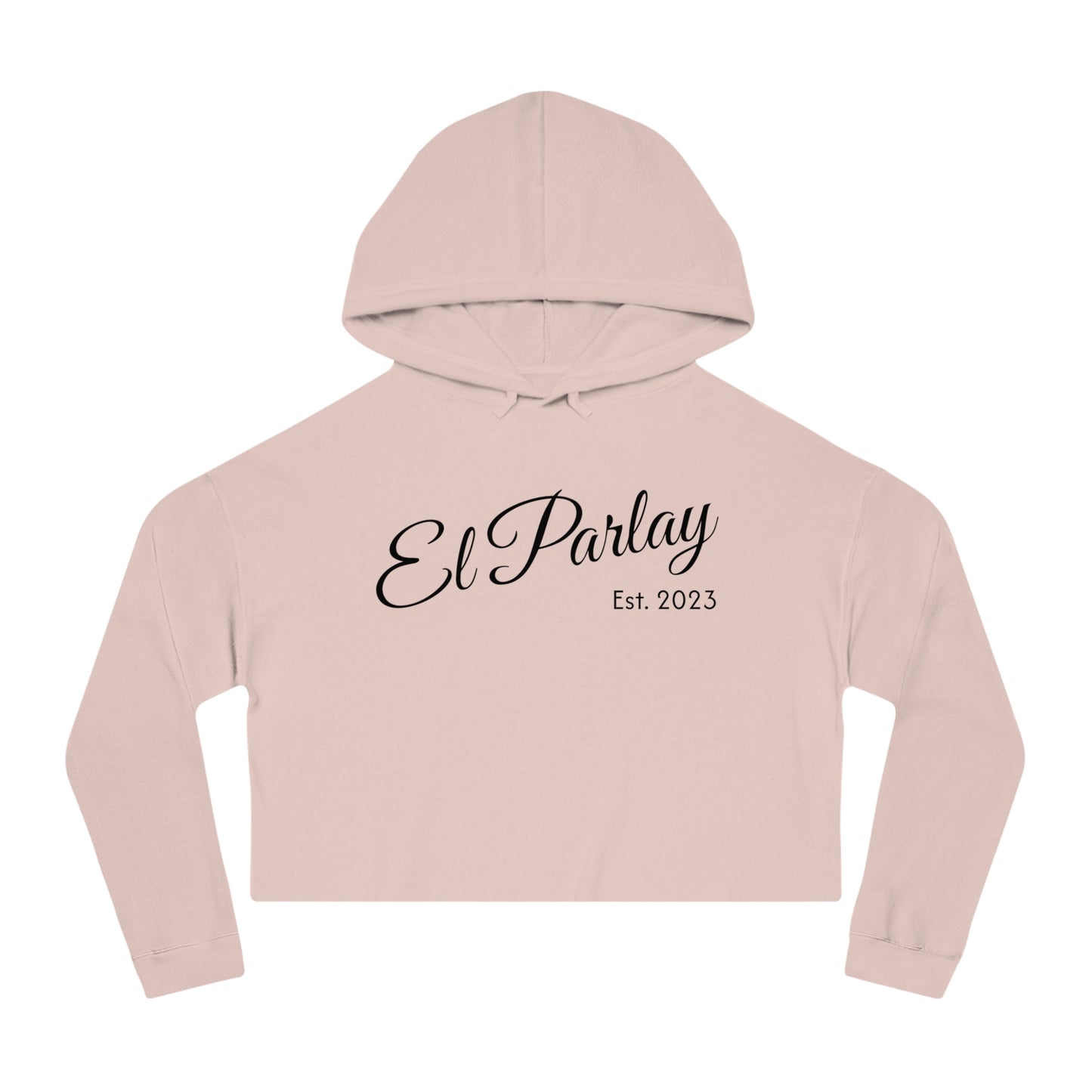 El Parlay Women’s Cropped Hooded Sweatshirt - Stylish & Cozy for Everyday Wear