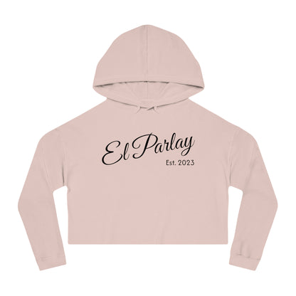 El Parlay Women’s Cropped Hooded Sweatshirt - Stylish & Cozy for Everyday Wear