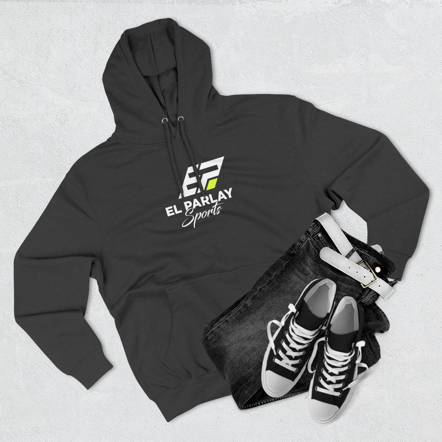 Comfortable Fleece Hoodie with ELPARLAY.COM Design