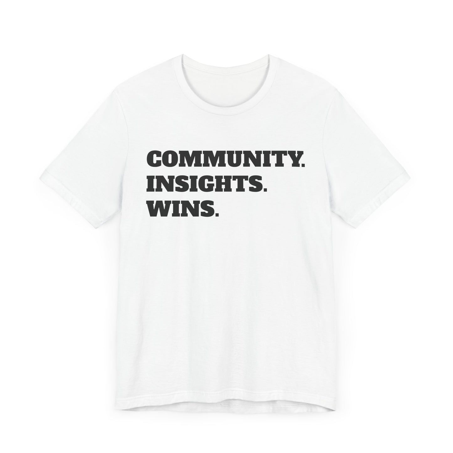 Motivational Unisex Jersey Tee - Connect. Win. Repeat.