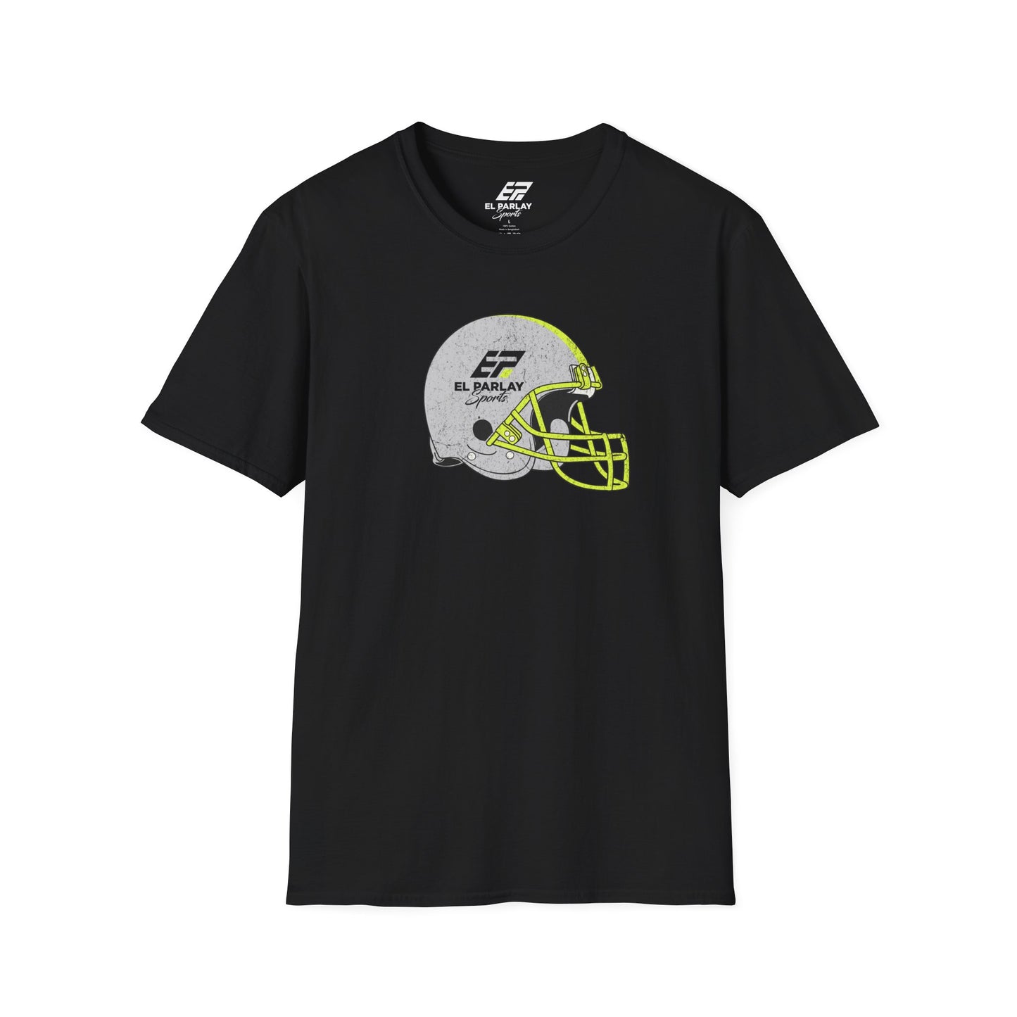 Unisex Softstyle T-Shirt with Football Helmet Design