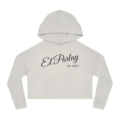 El Parlay Women’s Cropped Hooded Sweatshirt - Stylish & Cozy for Everyday Wear