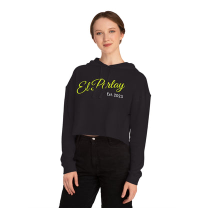 El Parlay Women’s Cropped Hooded Sweatshirt - Stylish & Cozy for Everyday Wear
